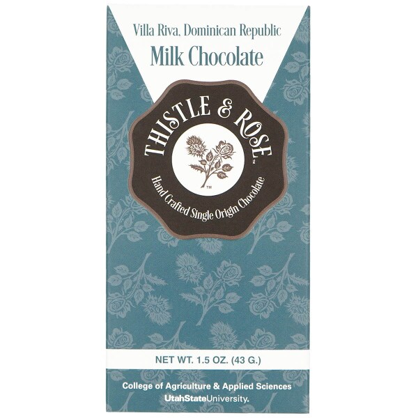 Thistle & Rose Villa Riva, Dominican Republic Milk Chocolate Bar